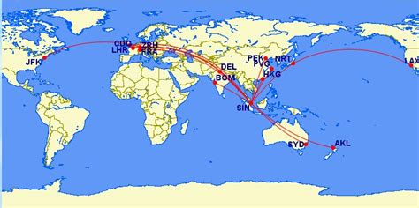 List of Singapore Airlines destinations .